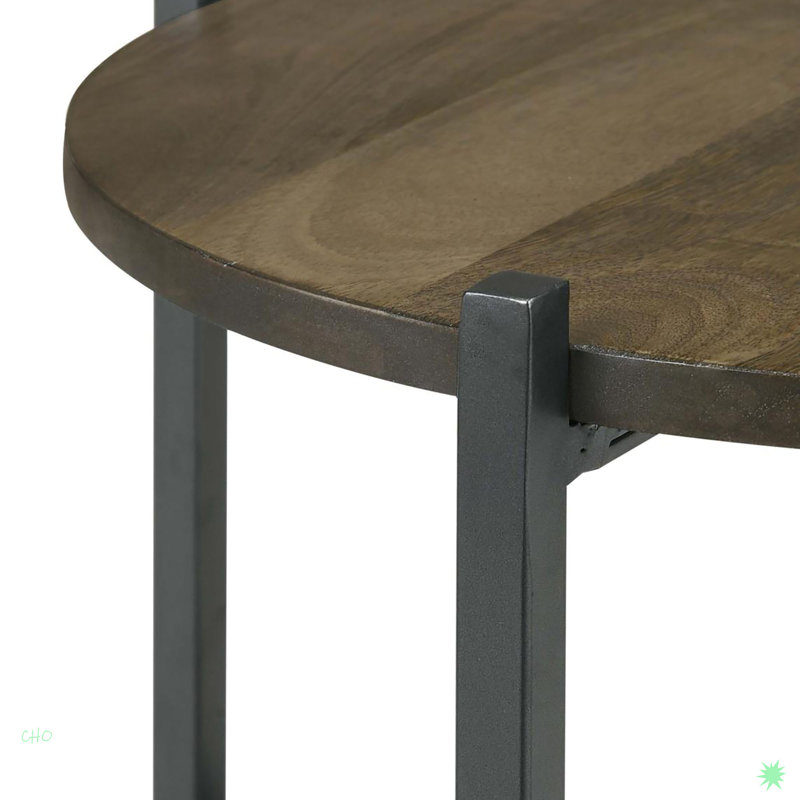Accent Table With Bottom Shelf