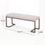 Banc de rangement rembourré