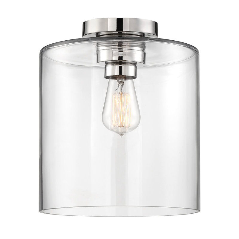 Plafonnier encastré 1 lumière Tammi, Nickel poli