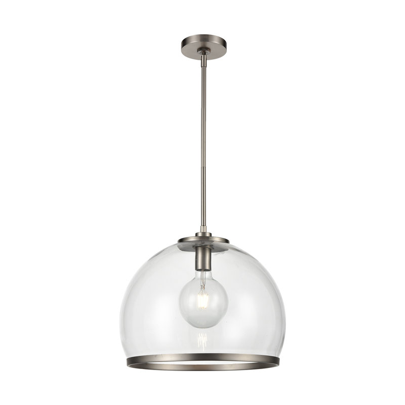 Coast 1 - Light Pendant, 7.5'' H x 8'' W, Aged Nickel