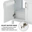 Meuble-lavabo de 30 po avec lavabo en céramique et grand rangement