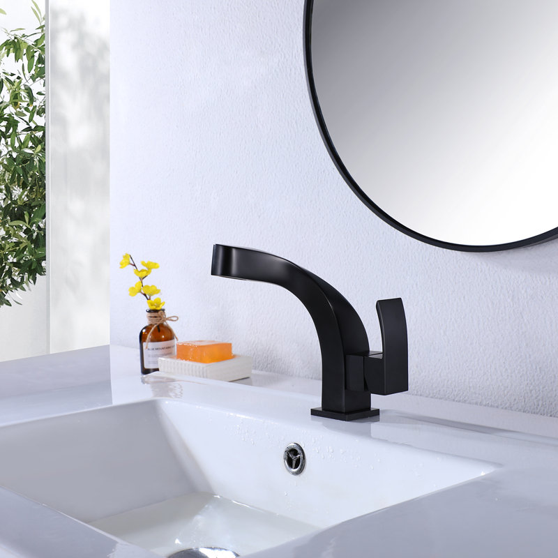 Robinet de salle de bain à un trou en laiton