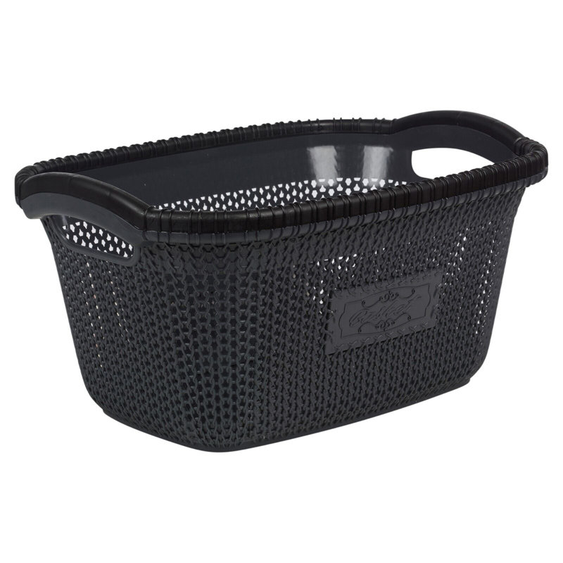 Rebrilliant Plastic Decorative Basket, Anthracite