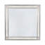 Ensemble de chambre à coucher 4 pièces Tinya en gris et mercure métallique-1031877479