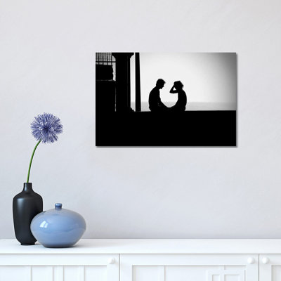 Love Is You And Me And The Sea by Emmanuel Signorino - Wrapped Canvas Print