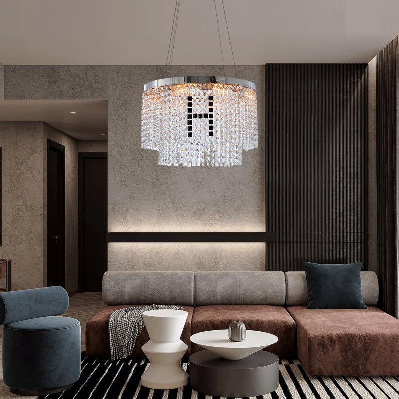 Lustre - cristal de style moderne