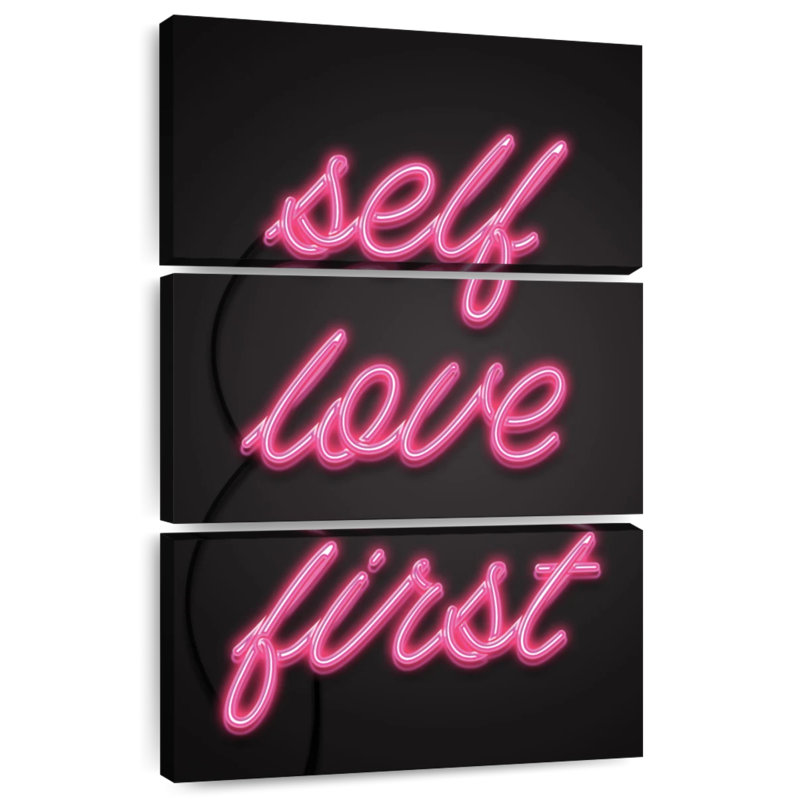 Tergel Neon Self Love First, H 32 po x l 20 po