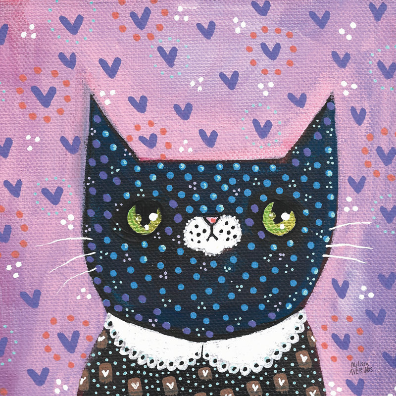 Kooky Cat I par Melissa Averinos, H 30 po x l 30 po