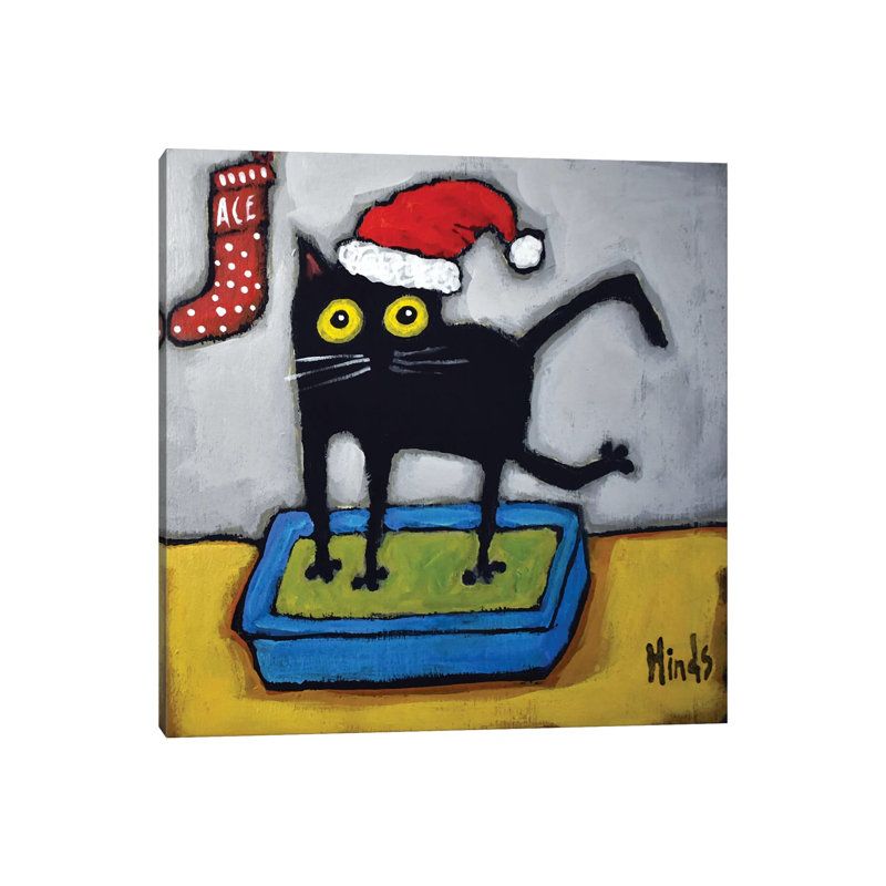 «Merry Christmas», reproduction d'art sur toile tendue