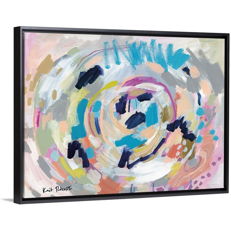 Reproduction d’art sur toile « Cradle » par Kait Roberts, H 14 po x l 18 po x P 1,75 po, Cadre noir