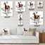 Horloge murale cheval-327198018