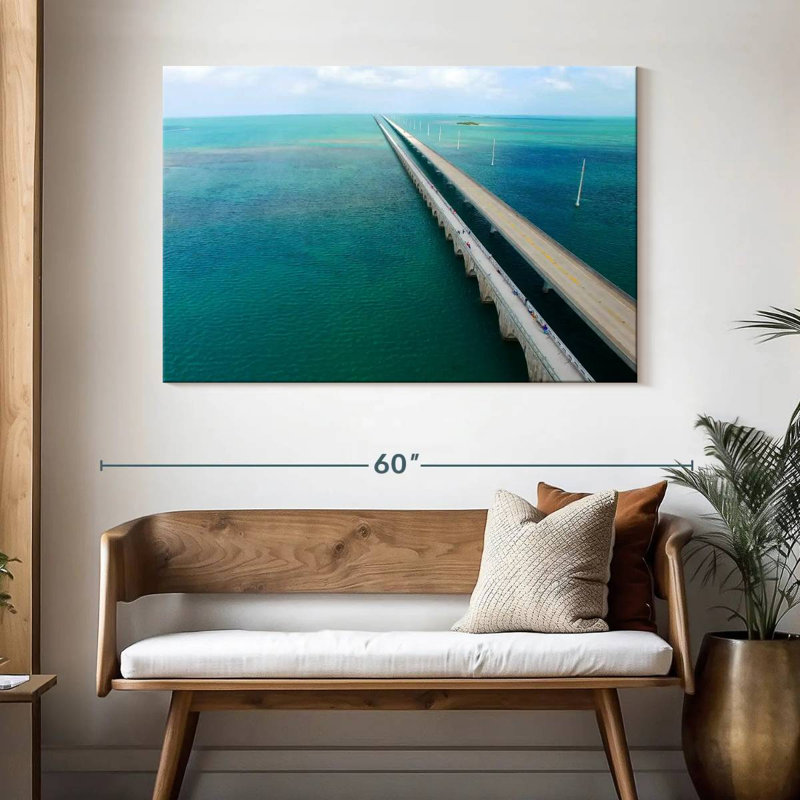 Lilie Seven Mile Bridge, Floride, H 32 po x l 48 po