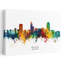 Art mural d'art urbain abstrait de la ville de Raleigh-314406244