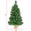 Arbre de Noël artificiel 3 pi avec base en ciment, arbre de table décoratif intérieur et extérieur