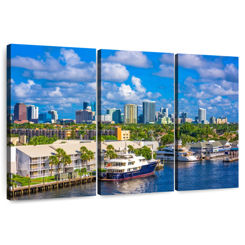 Gillard Fort Lauderdale Waterfront, 28" H x 45" W