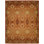 Wool Oriental Area Rug in Rust/Ivory