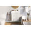 Meuble-lavabo flottant moderne de 21,6 po avec lavabo en céramique - parfait pour les petites salles de bain, rangement à gauche-2055323086