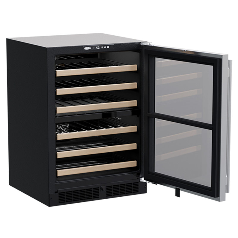 Marvel Appliances Dual Zone 23.88'' Built-In 40 Bottle Built-In with Reversible Door
