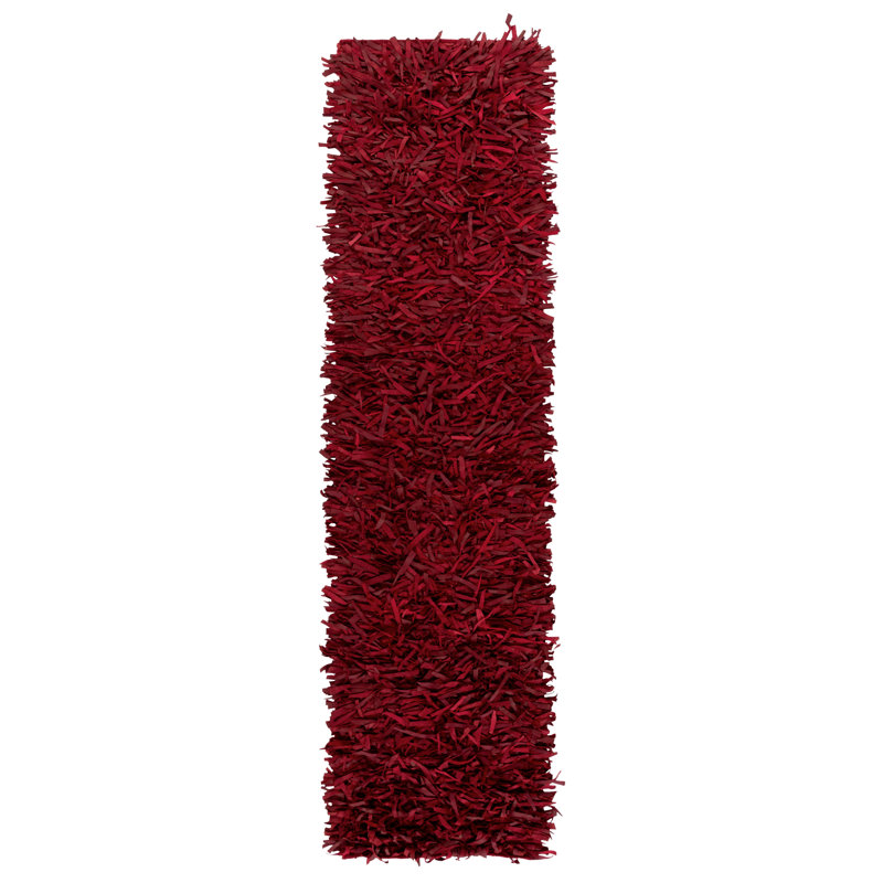 Tapis de couleur unie en coton / coton tissé à la main Arik, Tapis de couloir 2 pi x 8 pi
