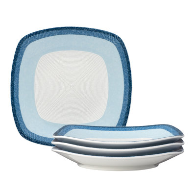 Assiettes à salade carrées Noritake Colorscapes Layers, 8 1/4 po