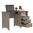 Writing Computer Desk, Three Drawers, One Shelf