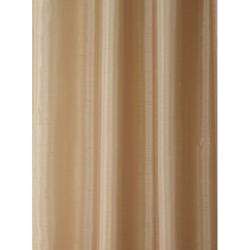 Jaqueline Semi Sheer Curtain Pair, Latte, 228 W x 137 D cm