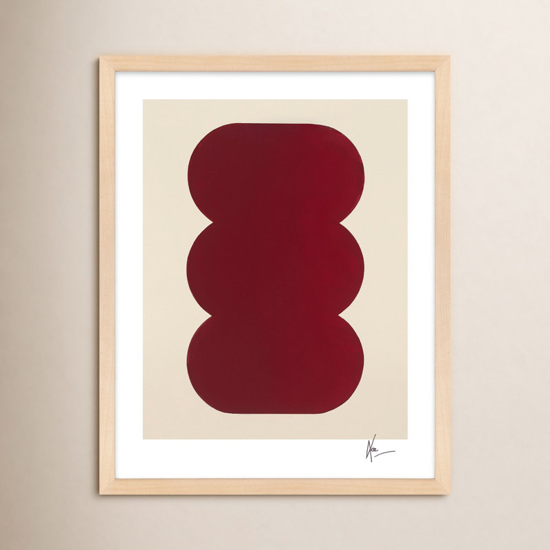 Keyhole 1 Painting by Lee Lessem, 50" H x 40" W x 1.25" D, Maple Framed