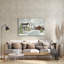 Art mural en verre épique «Home For Christmas» par Tanya Nyp, 36 po x 24 po-1908303636