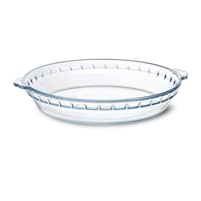 Pfaltzgraff 9.5-Inch Glass Pie Dish