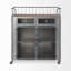 Udo Metal Bar Cart with Wheels