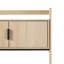 Jorah Reeded Desk with Hutch and Drawers Plus Tech Management-1430009389
