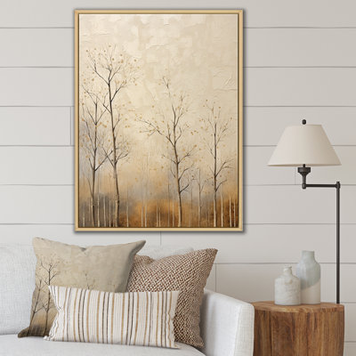 " Harmonous Beige Tree Art III "
