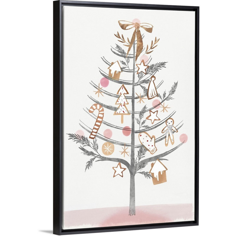 Gingembre, reproduction d’art sur toile, Cadre noir, H 50 po x l 34 po x P 1,75 po