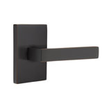 Dumont Flat Privacy (Bed & Bath) Door Lever with Rectangle Rosette
