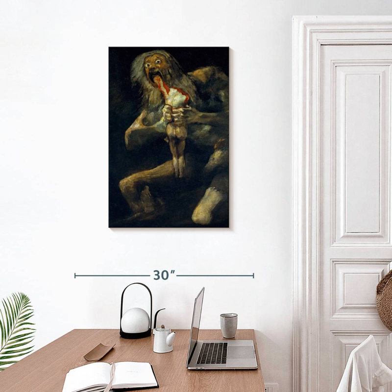 Leisha Saturn Devouring His Son, 30" H x 20" W