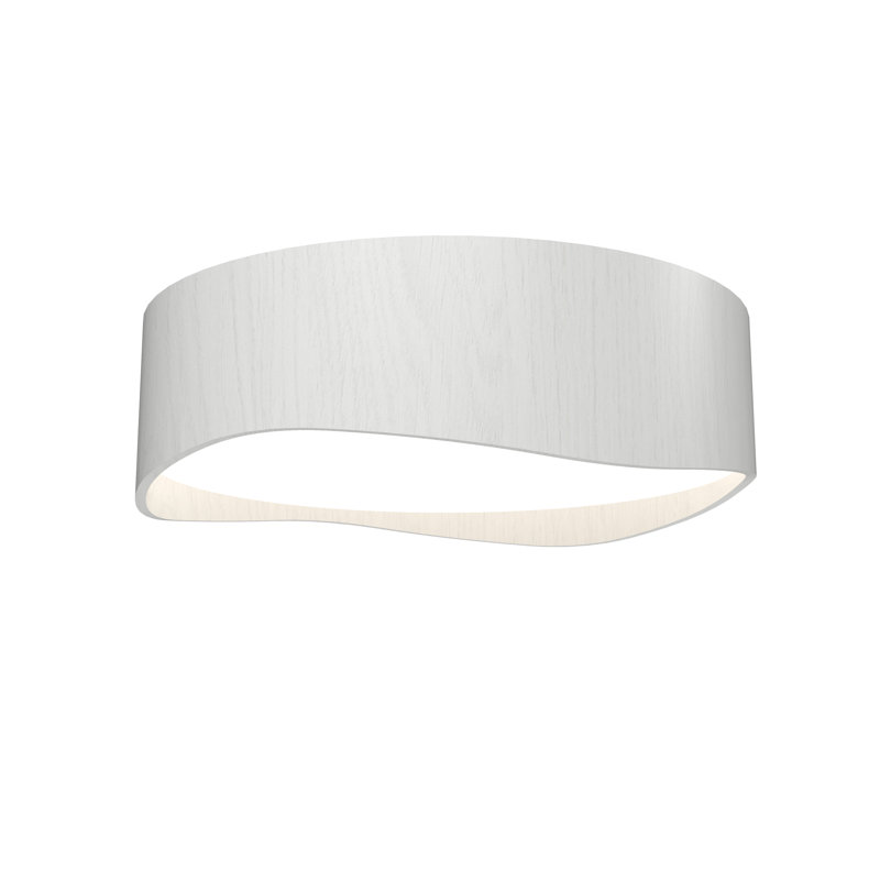 Horizon Flush Mount, Organic White, 7.09" H x 23.62" W x 23.62" D