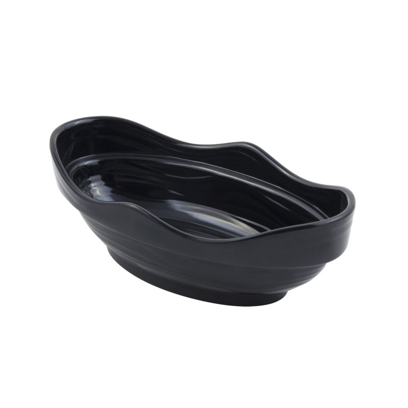 Mélamine Euro 72 oz. Bol de service, Noir