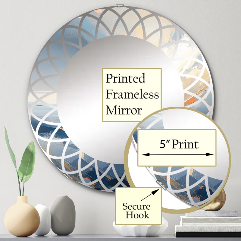 Miroir mural Soprano, 24 po x 24 po