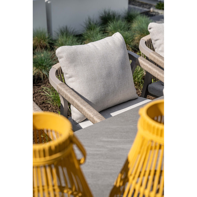 Bladen 7 Piece 6 Person 230cm L Outdoor Dining set with Wardsville Dining Chairs
