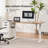 Electric Height Adjustable Standing Desk with Round Tube Column-979077955-979077952