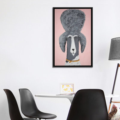 King Poodle - Framed Wall Art Print