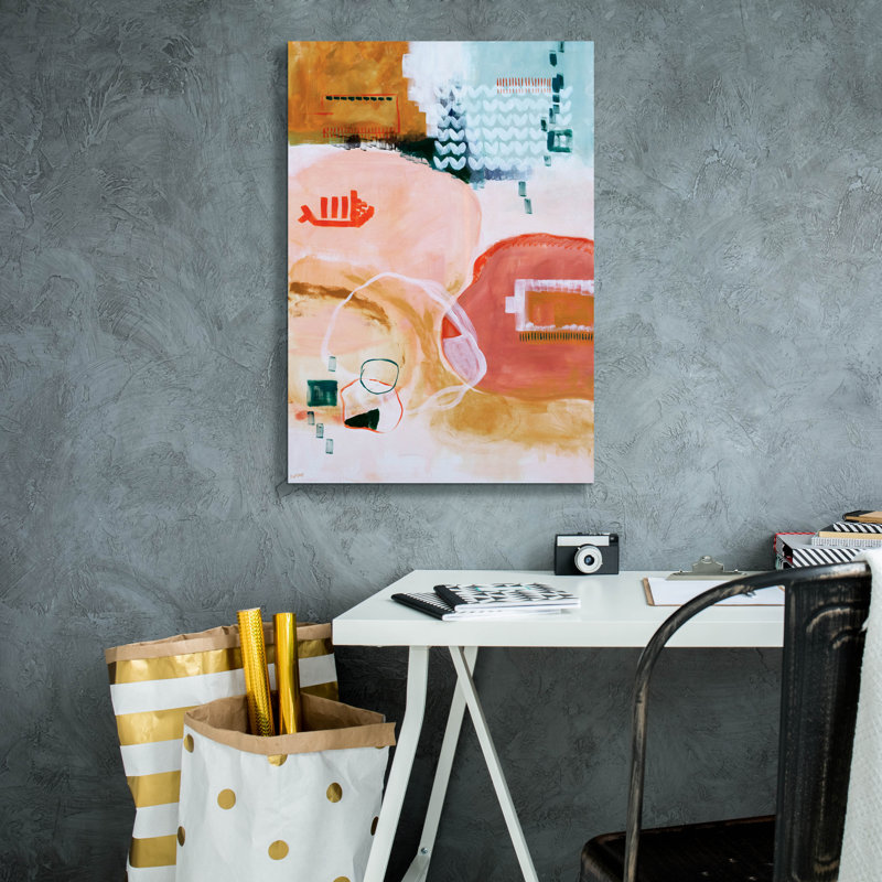  «Safe Passage» par Katherine Irvin, art mural sur toile, 18 po x 26 po