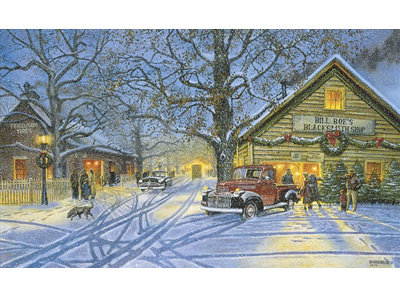« perfect tree » par dave barnhouse, reproduction d’art
