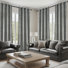 4Pcs Velvet Solid Color Metal Grommets Room Darkening Curtain Panels (Set of 4)