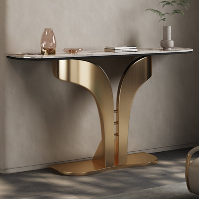 Console en pierre frittée de style italien