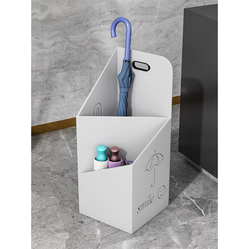 Metal Freestanding Umbrella Stand, White