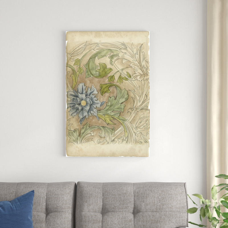 Étude de motif floral IV, H 36 po x l 24 po x P 1,25 po