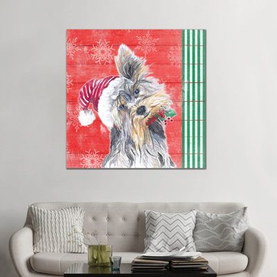 "Holiday Puppy III" par Patricia Pinto, reproduction d’art