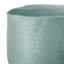 Fauteuil à billes cylindrique court 4 pieds Borroco, bleu sarcelle