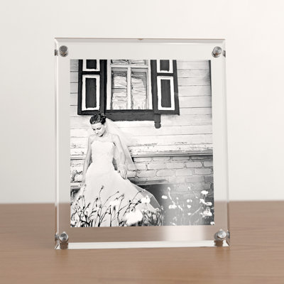 Acrylic Bevel Tabletop Float Frames